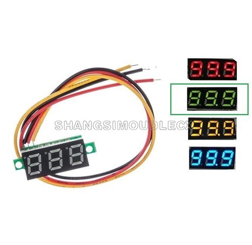 Voltmetro fili led - 3,