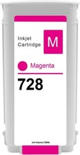 Magenta 130ml 728 - , compatible