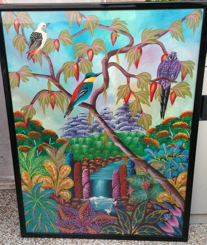 Quadro caraibico olio su - caraibico,,