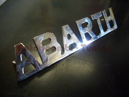 Scritta abarth metallo - scritta, in