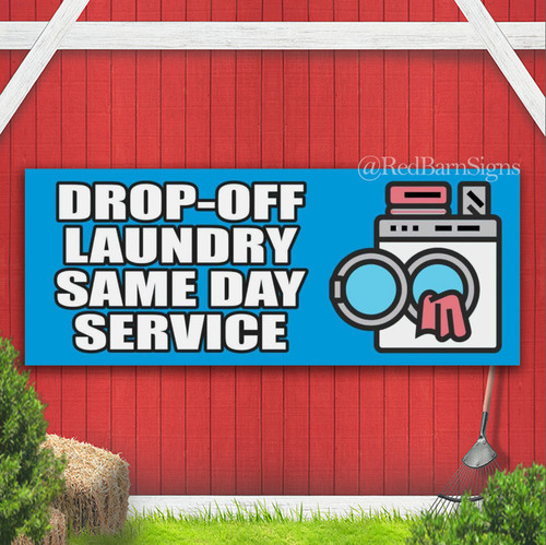 Insegna striscione drop off - insegna, drop-off