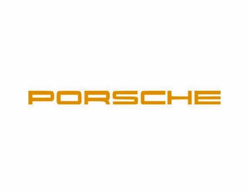 Adesivo logo finestra porsche - logo,