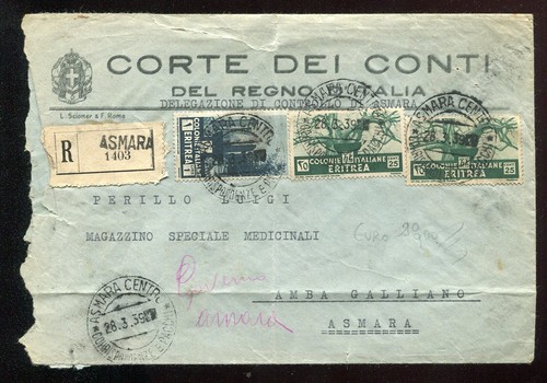 Colonia eritrea 1939 - eritrea,