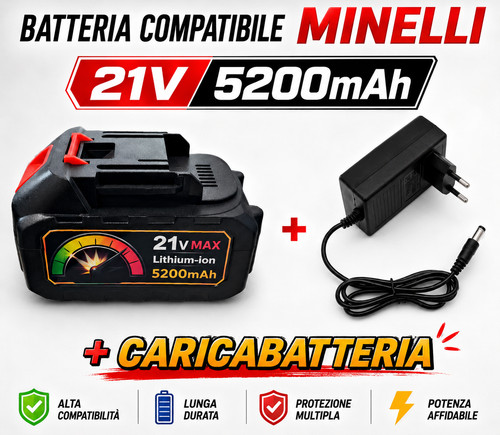 Batteria compatibile minelli - batteria,