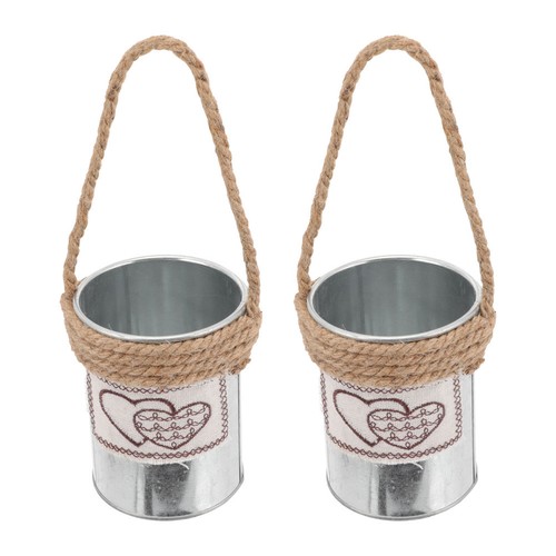 Secchi per fiori in ferro - pz,