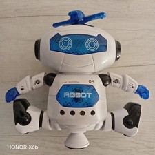 Disco Robot Giocattolo Luci e
