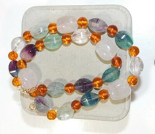 Arte Fluorite Quarzo Ambra