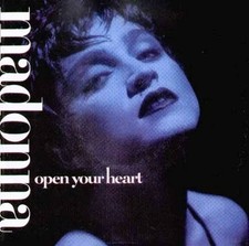 MADONNA 7" 45 GIRI VINILE DEL 1986 OPEN YOUR HEART / WHITE HEAT