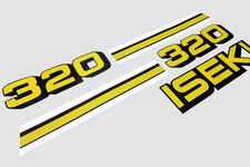 Trattore 320 - decalcomania adatta per Iseki - agricoltura - adesivi aftermarket