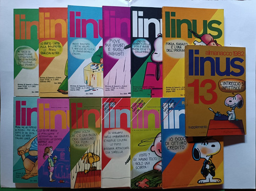 Linus 1982 annata completa - completa, 12