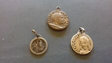 Lotto 3 piccole medagliette religiose