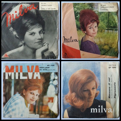 Milva 45 giri crudele - x,