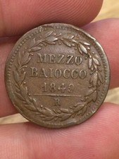Pio IX mezzo Baiocco 1849