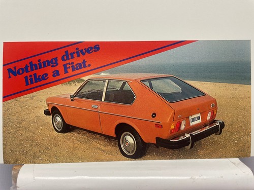 Cartolina pubblicitaria auto