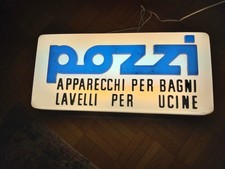 INSEGNA VINTAGE POZZI
