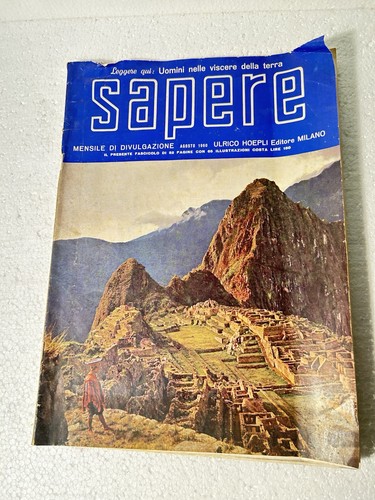 Sapere vecchia rivista - sapere,