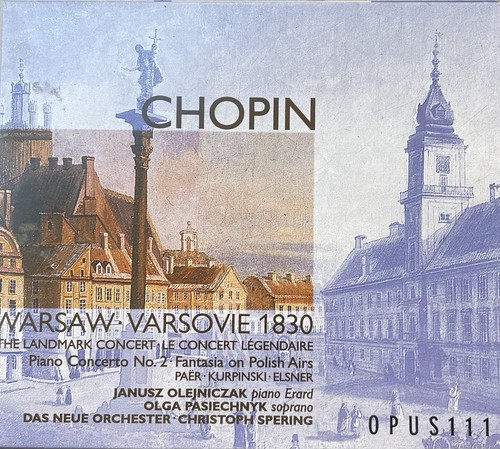 Chopin konzert warschau - warschau, 1830