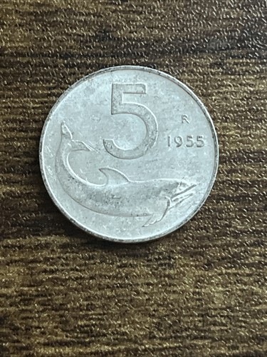 1955 italia cinque lire - 5,
