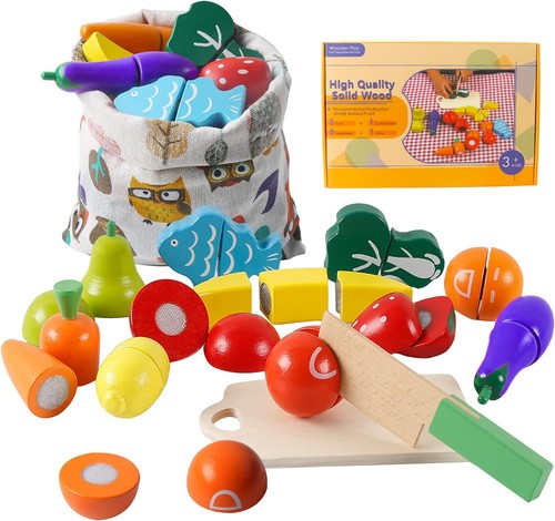 Giochi legno taglio frutta - legno,