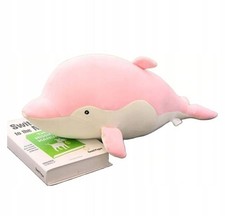 Cuscino peluche delfino rosa
