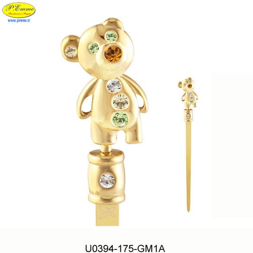 Tagliacarte orsetto gold - tagliacarte,