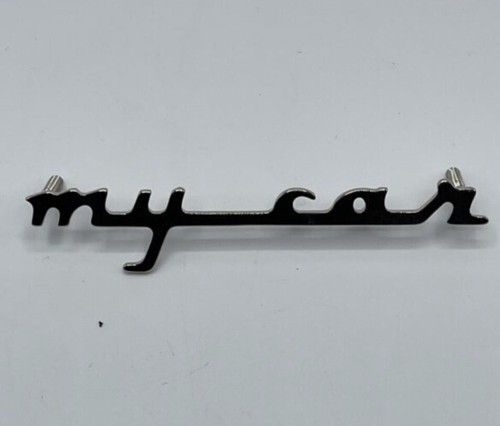 Scritta cromata car francis - my,
