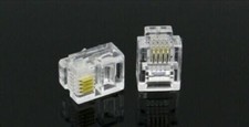 20 PLUG RJ11 6P4C PER TELEFONO