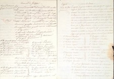 § GALLESE 1844 - MANOSCRITTI CONVOC. DELEGAZ. APOSTOLICA PER TERNA GONFALONIERE