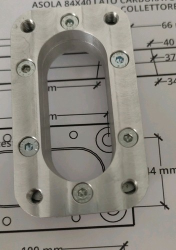 Flangia carburatore weber - carburatore,