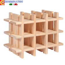 Porta Bottiglie Vino In Legno