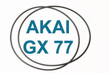 SET CINGHIE AKAI GX77 REGISTRATORE A BOBINE BOBINA NUOVE FRESCHE GX 77 BELTS