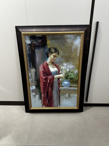 Quadro olio tela dipinto a - olio,