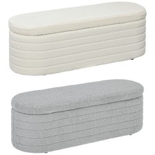 HOMCOM Panca Contenitore Fondo