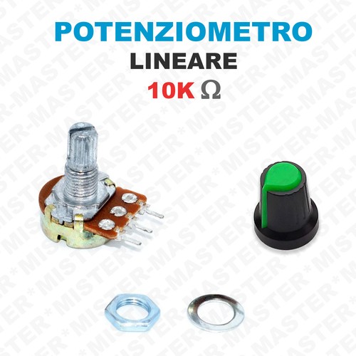 Potenziometro 10k ohm - 10k, lineare