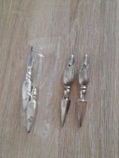 Silver Plated Italy Posate Set Per Antipasti Pannocchia di Maiz