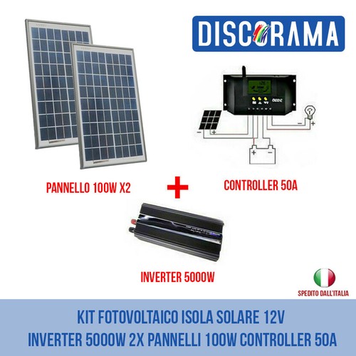 Kit fotovoltaico isola solare - kit,