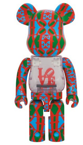 Bearbrick robert indiana - bearbrick,