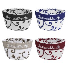 Portacialde Contenitore in Tessuto, Centrotavola, Cucina, Cialda Caffè, Zucchero