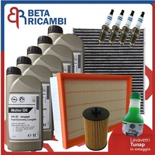 Kit Tagliando Opel Mokka A / X 1.6 1.8 BZ Chevrolet Trax  Candele 5Olio GM 5W30