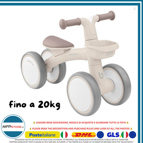 Triciclo kikkaboo zipi blance - kikkaboo,