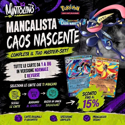 Pokemon caos nascente - caos,