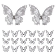 20pcs Butterflies Organza
