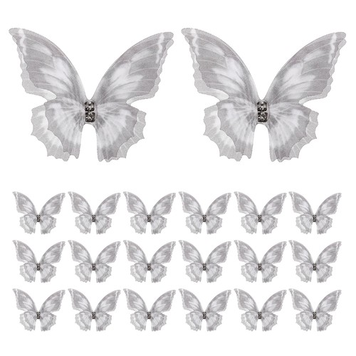 20pcs farfalle organza x2 - 20pcs,