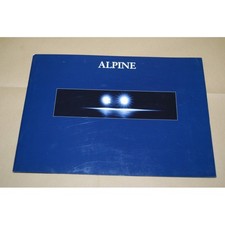 PROSPEKT BROCHURE DEPLIANT RENAULT ALPINE A610 ITA 10 PAG. + SUPP. TURBO 1992