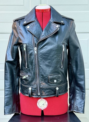 Giacca pelle biker - , saint