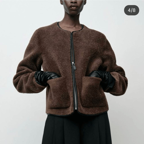 Zara giacca con - giacca, ecopelle
