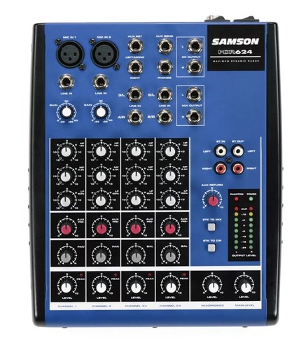 Samson mdr624 mixer audio - samson, 6