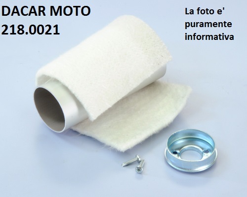 218 0021 tubo - tubo, silenziatore