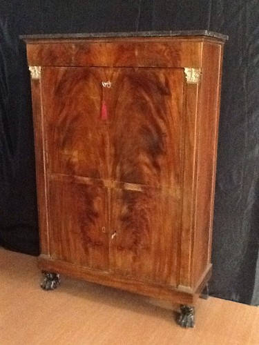 Secreteire legno mogano - in,