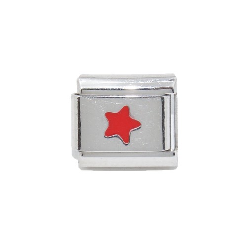 Charm stella rossa italiano - ,